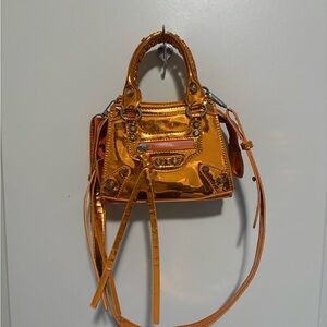 Vibrant Orange Mini Bag